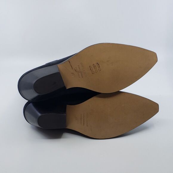 NEW Isabel Marant Duerto Suede Western COWBOY Boots FADED BLACK FR 40 US 9 - Picture 8 of 10